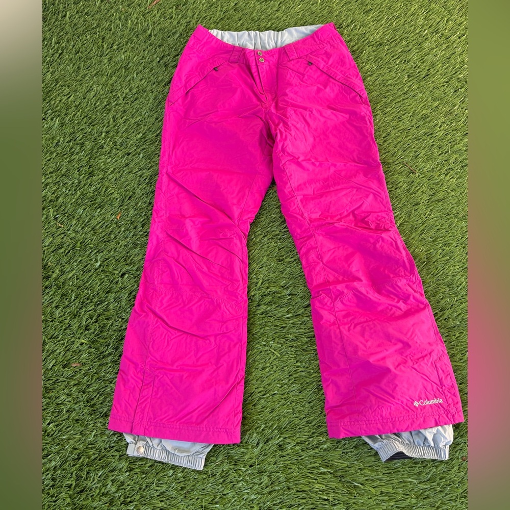 Columbia Women's Bright Pink Snow Pants